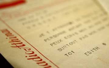 Έναντι 1.500 ευρώ πουλήθηκε ερωτική επιστολή της Πιάφ προς τον Χορν