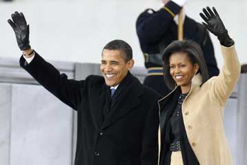 Εορταστικό το κλίμα στην Ουάσιγκτον λίγο πριν από την ορκωμοσία Ομπάμα