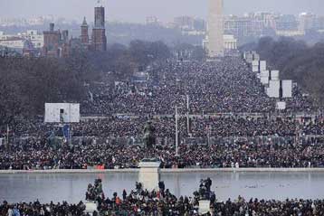 Ορκίζεται ο 44ος πρόεδρος των ΗΠΑ, Μπαράκ Ομπάμα