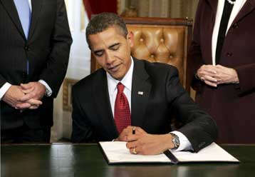 Ιστορική ημέρα για τις ΗΠΑ η ορκωμοσία του Μπαράκ Ομπάμα