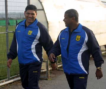 «Να πάμε τον Αρη ψηλά» τόνισαν Μαζίνιο και Ντονάτο