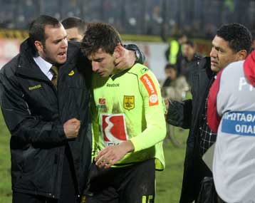 Για τύχη μίλησε ο Σάντος, ενώ ο Μαζίνιο αναφέρθηκε σε ατυχία