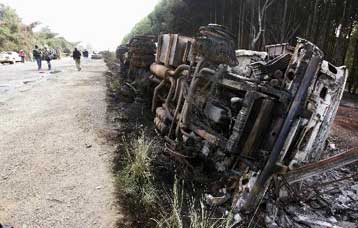 Πολύνεκρη τραγωδία από πυρκαγιά που ξέσπασε σε βυτιοφόρο στην Κένυα