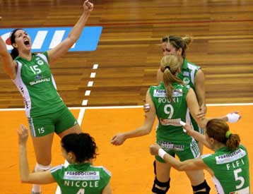 Ανετες οι «πράσινες» με νίκη 3-1 σετ μέσα στο Μαρκόπουλο