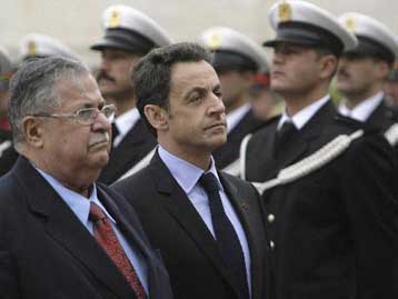 Γαλλική στήριξη προσφέρει ο Σαρκοζί στο Ιράκ σε επίσκεψη-«σταθμό» μετά τον πόλεμο