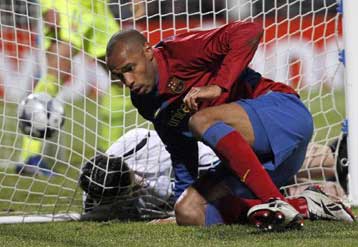 Στην 5η θέση των αρχισκόρερ του Champions League ο Ανρί