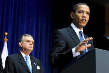 Ο Μπαράκ Ομπάμα προειδοποιεί για ένα δύσκολο α τρίμηνο του 2009