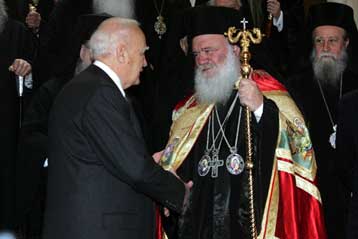 Παρουσία του Κ.Παπούλια η λειτουργία για την Κυριακή της Ορθοδοξίας