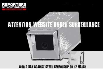 Έκκληση κατά της λογοκρισίας στο Internet απευθύνουν οι Δημοσιογράφοι χωρίς Σύνορα