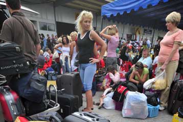 Σημαντικά μειωμένος θα είναι ο αριθμός των Ρώσων τουριστών το 2009