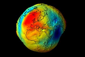 Ευρωπαϊκός δορυφόρος χαρτογραφεί τη γήινη βαρύτητα
