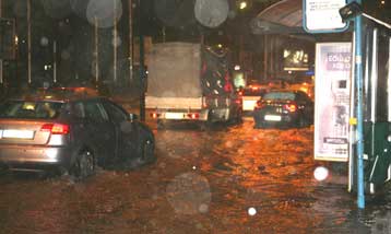 Έντονα καιρικά φαινόμενα στην Αττική το απόγευμα της Τετάρτης