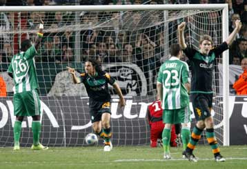 Στα προημιτελικά του Κυπέλλου UEFA προκρίθηκαν Βέρντερ και Μαρσέιγ