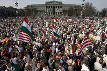 Διαδήλωση κατά του διορισμού νέου πρωθυπουργού στην Ουγγαρία