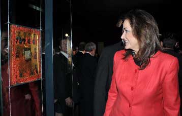 Eγκαίνια της έκθεσης βυζαντινών κειμηλίων στο Παρίσι