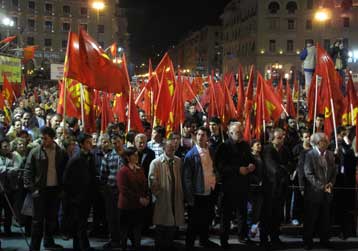 «Ξεκόψτε από ΝΔ και ΠΑΣΟΚ» το μήνυμα της Αλ.Παπαρήγα από τη Θεσσαλονίκη