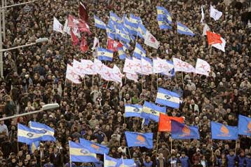 Πέμπτη ημέρα διαδηλώσεων στη Γεωργία, αλλά μειώνεται η δυναμική