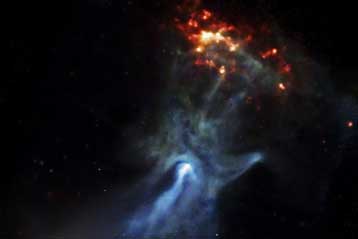 Γιγάντιο κοσμικό χέρι εντόπισε τηλεσκόπιο της NASA