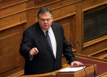 Υπόνοιες Βενιζέλου ότι η ΝΔ θα απόσχει από την ψηφοφορία για το πόρισμα Παυλίδη