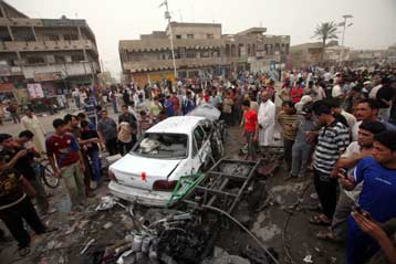 Διπλή βομβιστική επίθεση σε πολυσύχναστη αγορά της Βαγδάτης