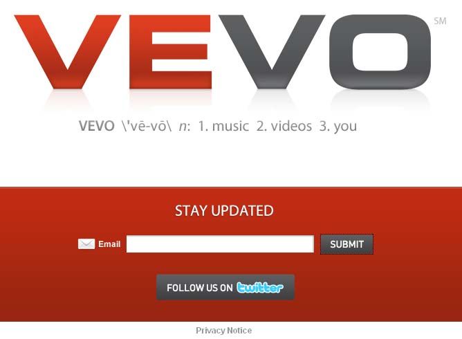 Universal Music και YouTube ετοιμάζουν το μουσικό Vevo.com