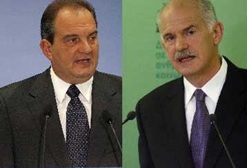 Εκλογικό συναγερμό κήρυξαν Καραμανλής-Παπανδρέου ανεβάζοντας τους τόνους