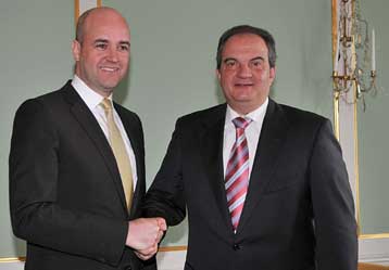 Οικονομία, Τουρκία και μετανάστευση στο επίκεντρο των επαφών Καραμανλή στη Σουηδία