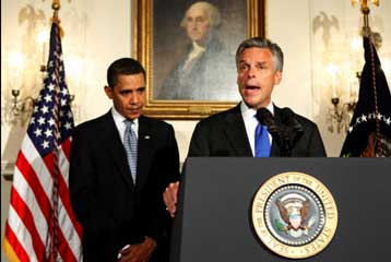 Τον Ρεπουμπλικανό Τζον Χάντσμαν διόρισε ο Ομπάμα πρεσβευτή στο Πεκίνο