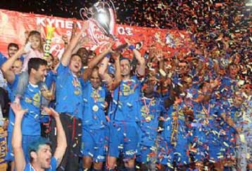 Για πρώτη φορά ομάδα της Πάφου, ο ΑΠΟΠ-Κινύρας αναδείχτηκε Κυπελλούχος Κύπρου