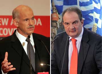 Σύγκρουση κορυφής Καραμανλή-Παπανδρέου με άξονα την οικονομία