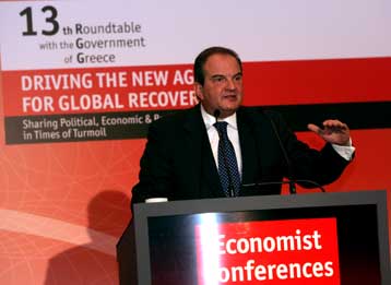 Οι μεταρρυθμίσεις στο επίκεντρο της ομιλίας Καραμανλή στο συνέδριο του Economist