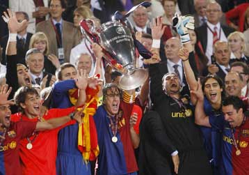 «Τρεμπλ» η Μπαρτσελόνα, 2-0 την Μάντσεστερ στον τελικό του Champions League