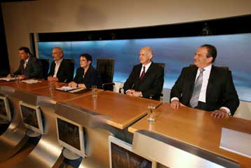 Χωρίς χαμένους και κερδισμένους το ντιμπέιτ των πολιτικών αρχηγών