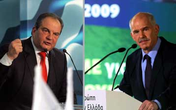 Οξύνεται η κόντρα Καραμανλή – Παπανδρέου στην τελική ευθεία για τις ευρωεκλογές