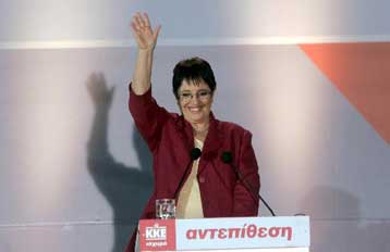 Για την αμυντική βιομηχανία της Ελλάδας μίλησε η Αλ.Παπαρήγα από την ΕΒΟ