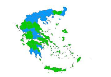 Αλλαξαν «χέρια» 28 περιφέρειες της επικράτειας