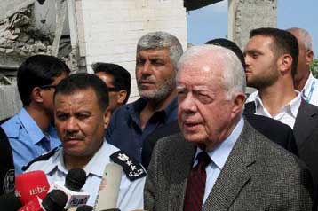 Την ηγεσία της Χαμάς συναντά στη Λωρίδα της Γάζας ο Τζίμι Κάρτερ