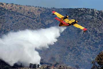 Μάχη με τις φλόγες σε Πάργα και Σπάτα