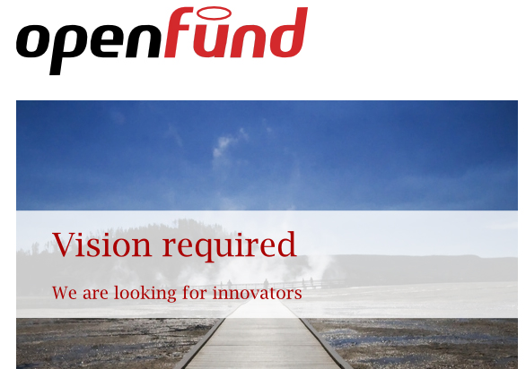 Openfund για την ίδρυση startup