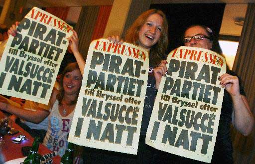 Μία Έδρα στο Κόμμα των Πειρατών στη Σουηδία - Σχηματίζεται Ελληνικό!