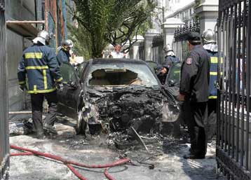 Στόχος επίθεσης το αυτοκίνητο του προέδρου του ΣτΕ