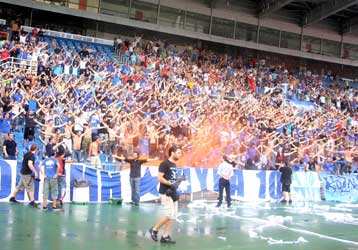 Γιορτή στο Καυτανζόγλειο από πέντε χιλιάδες οπαδούς στην «πρώτη» προπόνηση του Ηρακλή