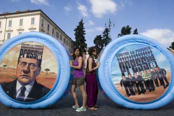 Δεκάδες συλλήψεις στη Ρώμη εν όψει της Συνόδου Κορυφής της G8