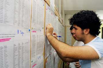 Στην ιστοσελίδα του υπουργείου Παιδείας οι βαθμοί στα ειδικά μαθήματα των Πανελληνίων