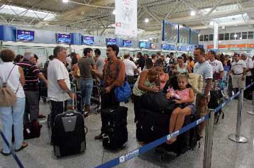 Χωρίς προβλήματα οι πτήσεις το Σάββατο στα αεροδρόμια της χώρας