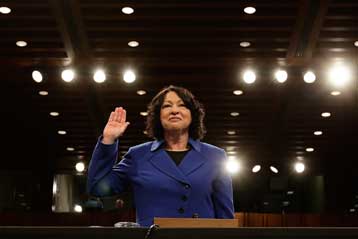 Συνεχίζονται οι ακροάσεις της Σόνια Σοτομαγιόρ για το Ανώτατο Δικαστήριο των ΗΠΑ