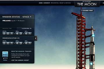 Η ιστορική αποστολή του Apollo 11 αναβιώνει σε δικτυακή αναπαράσταση