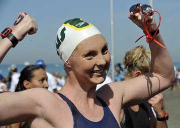 Εμεινε στην 20ή θέση η Λυμπερτά στα 5 χλμ ανοιχτής θάλασσας