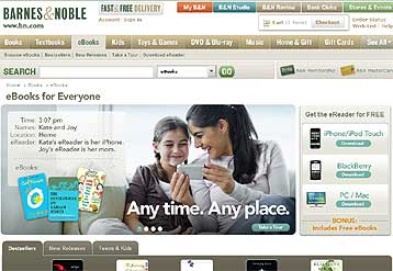 Φιλόδοξη στροφή στο ηλεκτρονικό βιβλίο κάνει η Barnes & Noble