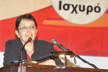 «Οι εκλογές είναι κοντά» εκτιμά η Αλέκα Παπαρήγα